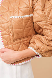Ginger lady light weight jacket
