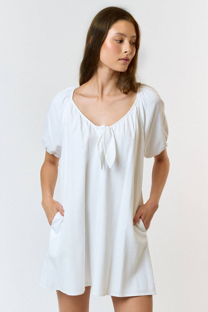 Hampton Linen mini dress