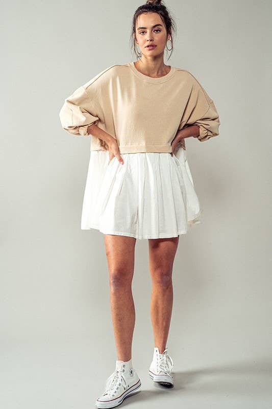 FLOAT SWEATER DRESS