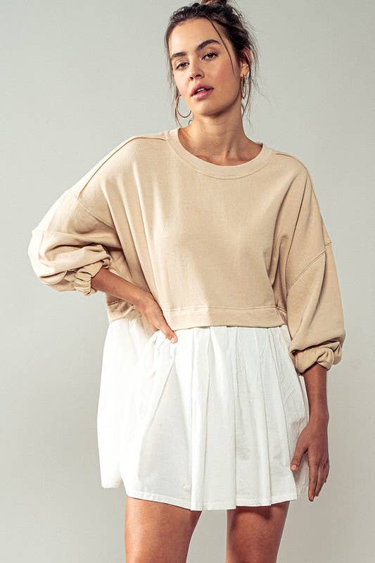 FLOAT SWEATER DRESS